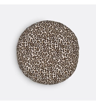 Coussin rond imprimé léopard - La Redoute Interieurs - Imprimé léopard
