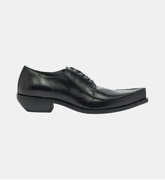 D-Frido-Derbies en cuir - Diesel - Noir