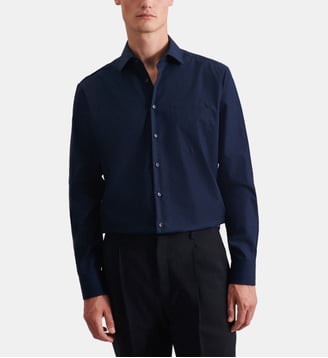 Chemise d'affaires 1/1 Regular Col Kent - Seidensticker - Navy