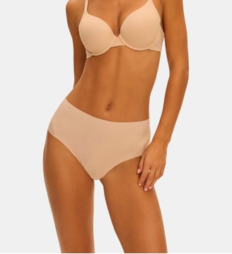 Culotte taille haute - Peau Rosée - Simone Pérèle - Rose