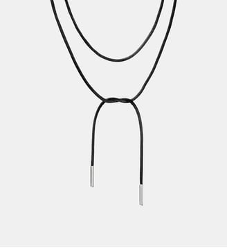 Collier textile noir - Thomas Sabo - Argent
