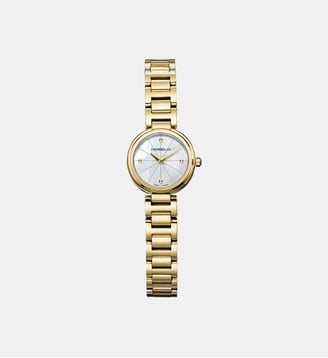 Montre Lady h Nacre blanche 17312BP1N19 - Herbelin - Doré