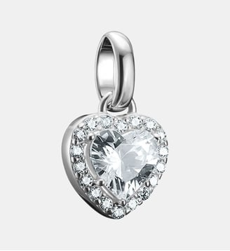 Pendentif Charm cœur avec pierres blanches Connect Thomas Sabo