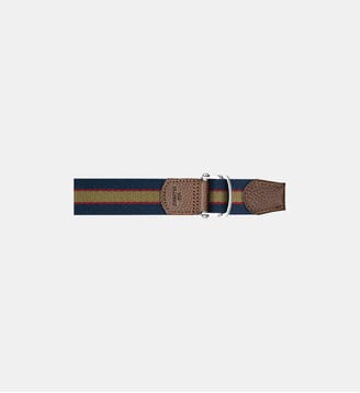 Ceinture sangle Léon - Billybelt - Bleu marine vert et orange