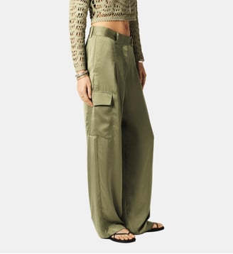 Pantalon Cary - Ba&sh - Écru et gris