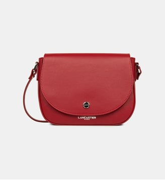 Sac besace Bao en cuir grainé - Lancaster - Bordeaux