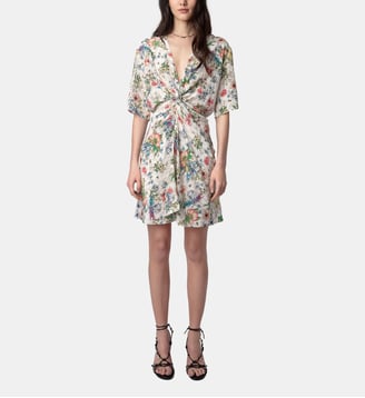 Robe Rozom 100% Soie - Zadig&Voltaire - Beige vanille