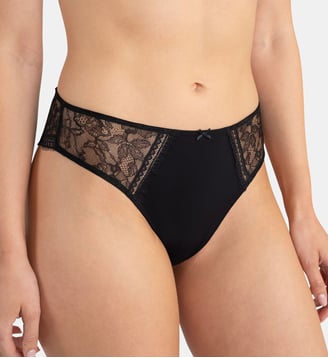 Tanga JEANNE - Passionata - Noir