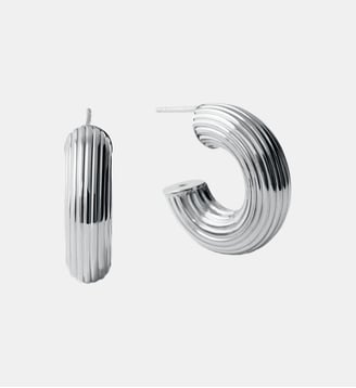 Boucles d’oreilles en argent 925 texturées - Aristocrazy - Argenté