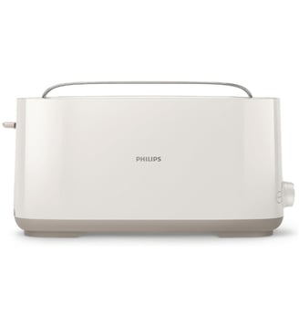 Grille-pain HD2590/00 Toaster blanc Daily, 1 fente longue, 830W - Philips - Blanc