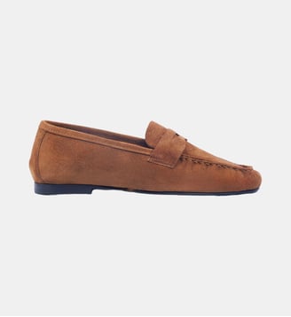 Mocassins plissés Thaïs - Jules & Jenn - Cognac