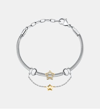 Bracelet DROPS - Morellato - Stainless steel et yellow rose