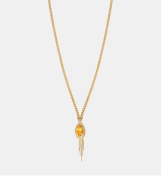 Collier mi - Soleil - Satellite - Jaune