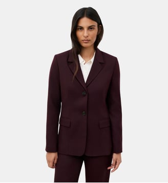 Veste vmarco - Motif uni - Polyester recycle - Caroll - Bordeaux