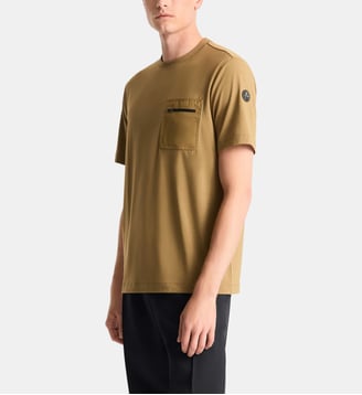 T-shirt rivio col rond coupe ajustée Fusalp