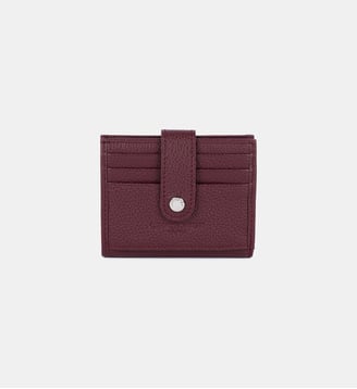 Porte-cartes signature en cuir - Lancaster - Bordeaux