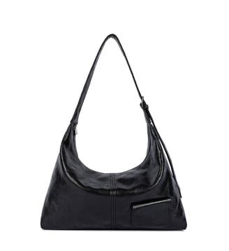 Grand sac hobo Rétro KBA - Lancaster - Noir