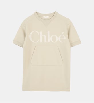 Robe à manches courtes - Chloe Kids - Tilleul clair