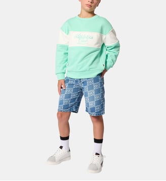 Bermuda en jean - Hugo Kids - Bleu jean