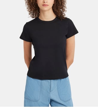 t-shirt Brando en coton noir - Agnès b. - Noir