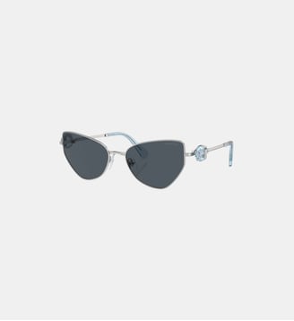 Lunettes de soleil Irrégulier SK7003 - Swarovski - Gris foncé