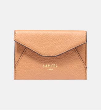 Enveloppe à rabat S en cuir - Lancel - Marron