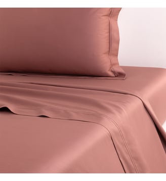 Drap plat en satin Yves Delorme