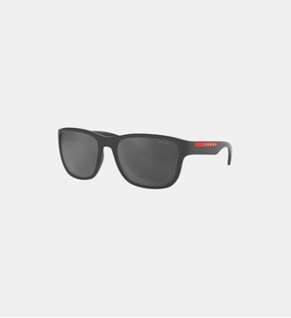 Lunettes de soleil ACTIVE PS 01US - Prada Linea Rossa - Caoutchouc gris