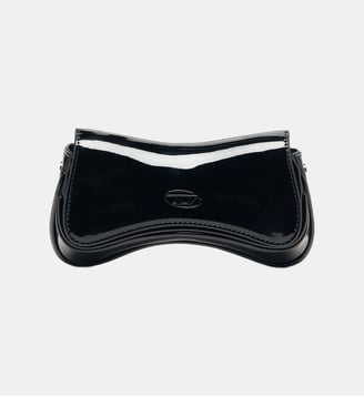 Play-Petit sac bandoulière glossy - Diesel - Noir et flash mirror