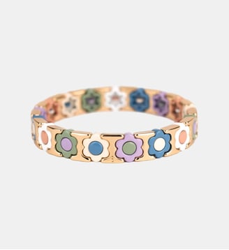 Bracelet facettes motif fleurs - Simone à Bordeaux - Multi