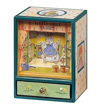 Mini dancing musical Little grey rabbit - Trousselier - Multicolore