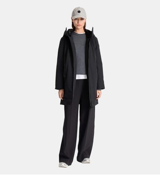 Manteau misha col montant coupe regular - Fusalp - Noir