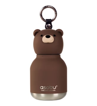 Mini gourde isotherme Bestie - Asobu - Marron