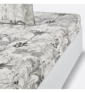 Drap housse percale coton bonnet 30 cm - La Redoute Interieurs - Multicolore