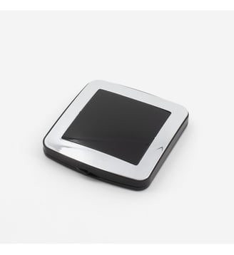Miroir de poche carré noir et chrome brillant - Pocket - Bath Bazaar - Noir