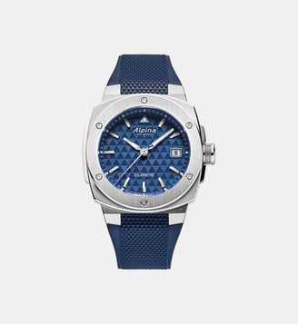 Montre Alpiner Bleu foncé AL-140N3AE6 - Alpina - Argenté
