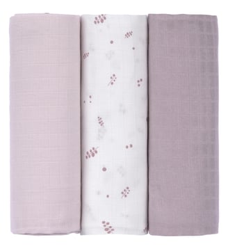 Lot de 3 langes - Lassig - Rose