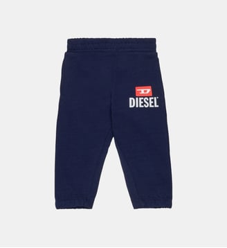 Pantalon en molleton avec logo - Diesel Kids - Bleu
