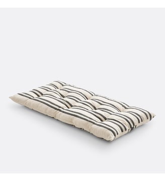 Matelas de sol 190 cm rayé - La Redoute Interieurs - Naturel noir
