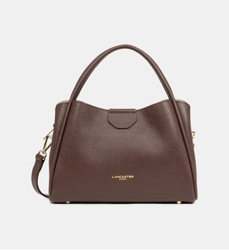 Sac à main Ida en cuir  - Lancaster - Marron