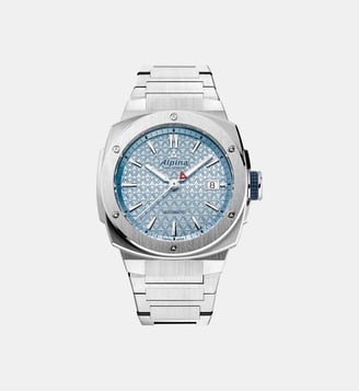 Montre automatique Alpiner Bleu clair AL-525LB3AE6B - Alpina - Argenté