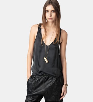 Top Tarys Satin - Zadig&Voltaire - Noir