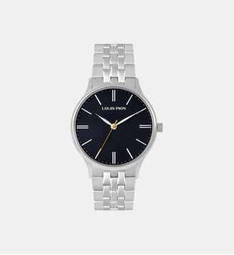 Montre Hector Bleu foncé XC3934IB\2 - Louis Pion - Argenté