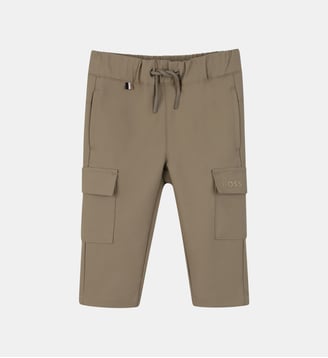 Pantalon cargo - BOSS Kidswear - Dark taupe