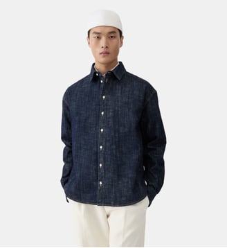 La Chemise De-nimes Simon - Jacquemus - Navy