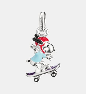 Peanuts™ Charm Snoopy sur skateboard Connect - Thomas Sabo - Argent
