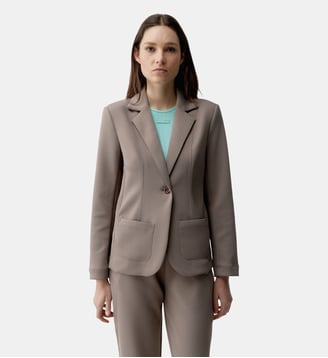 Veste de sport Lyssa Avec poches - Born Living Yoga - Taupe