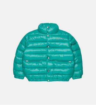 Veste matelassée avec logo - Marni - Vert menthe clair