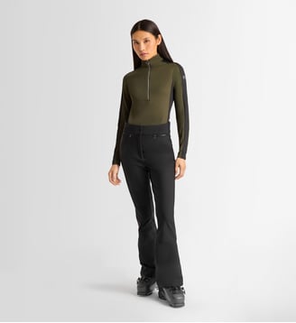 Sous pull negam col montant - Fusalp - Moss green et noir