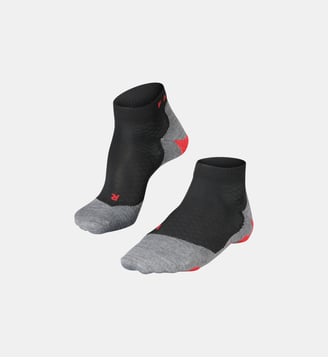 Chaussettes Courtes RU5 Race Short Fibre artificielle - Falke - Noir mix
